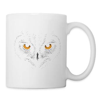 Dark Owl Face - Tasse - Weiß - Rechts
