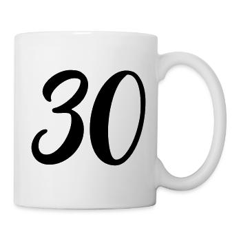 30 - Tasse - Weiß - Rechts