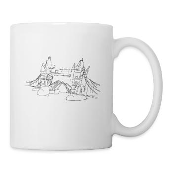 London Tower Bridge - Tasse - Weiß - Rechts