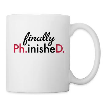 phd - Mug blanc - blanc - Droite