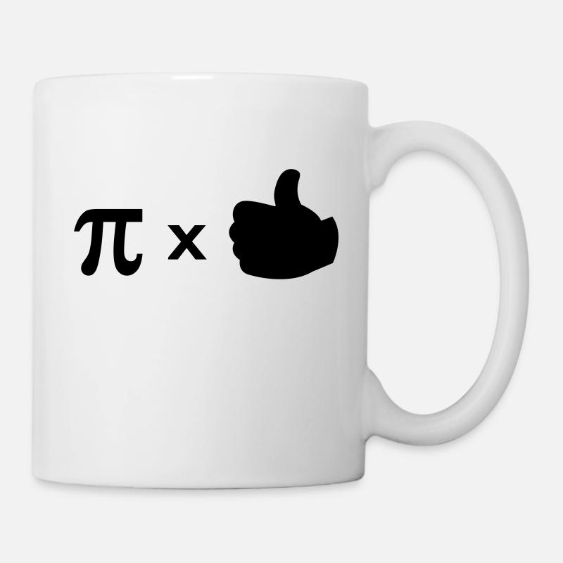 Pi mal Daumen - Tasse - Weiß