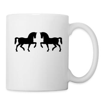 Pony équitation Rider - Mug blanc - blanc - Droite