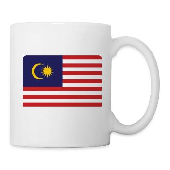 DRAPEAU DE LA MALAISIE - Mug blanc - blanc - Droite