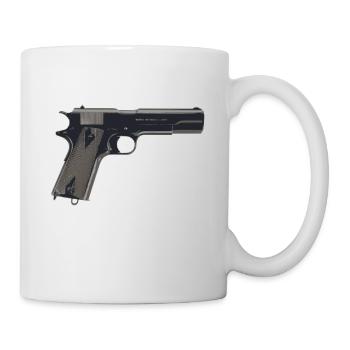 1911 Colt pistol 2 - Mug - white - Right
