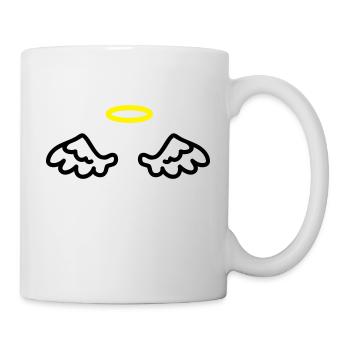 Ailes d'ange - Mug blanc - blanc - Droite