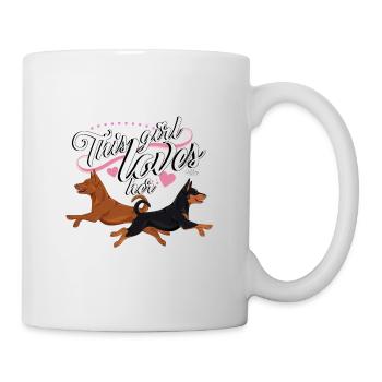 pinschersgirl2 - Mug blanc - blanc - Droite