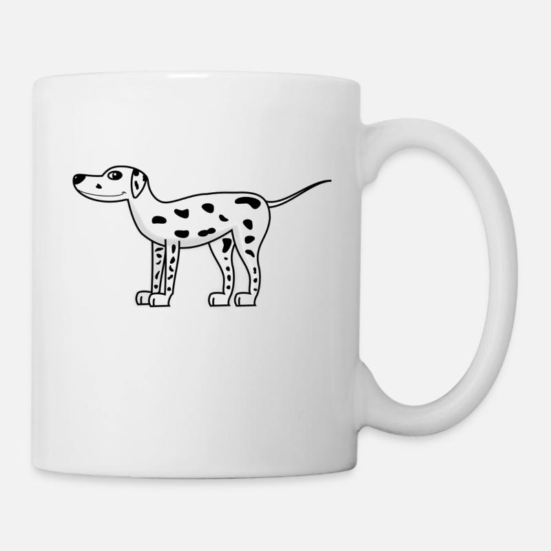 Süßer Dalmatiner - Tasse - Weiß