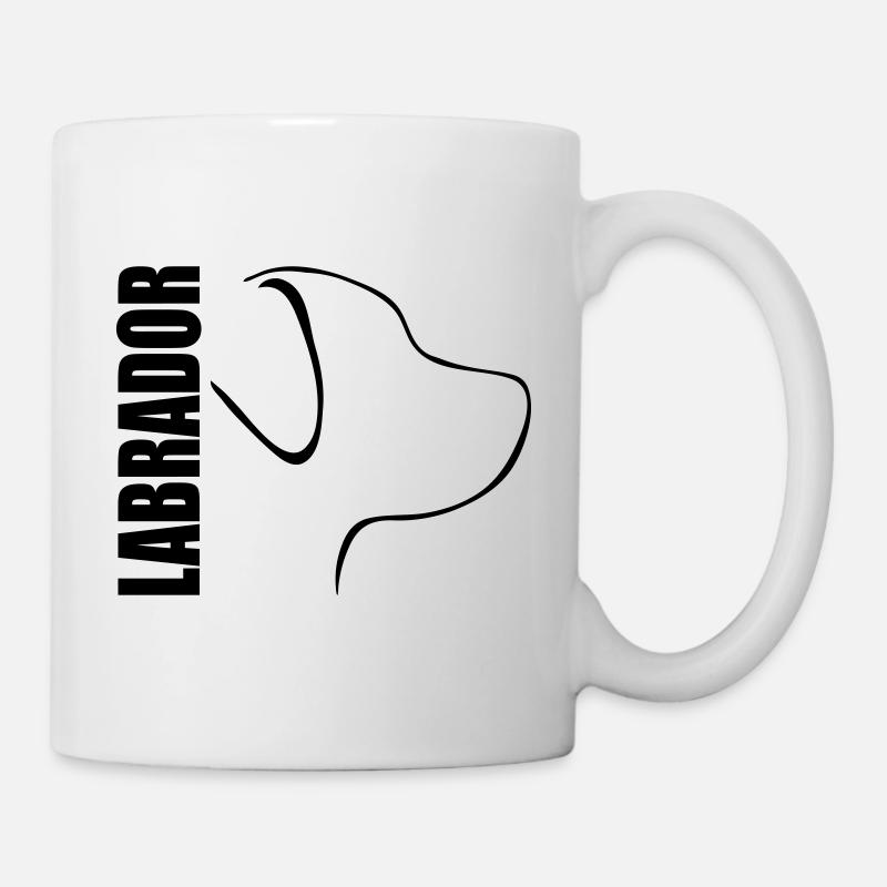 LABRADOR PROFIL - Tasse - Weiß