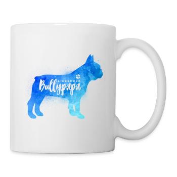 Liebender Bullypapa - Französische Bulldogge - Tasse - Weiß - Rechts