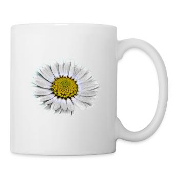 dessin animé marguerite - Mug blanc - blanc - Droite