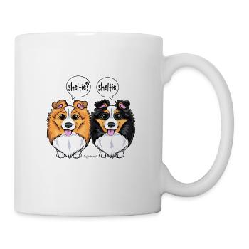 Sheltie Sheltie - Tasse - Weiß - Rechts