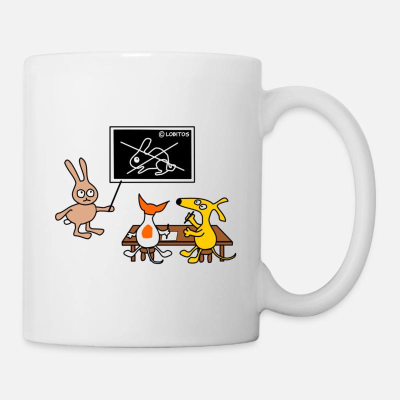 Hundeschule - Tasse - Weiß