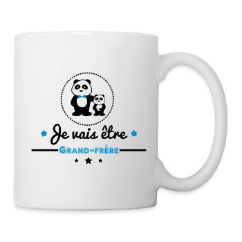 Bientôt grand-frère - Futur grand frère - Mug blanc - blanc - Droite