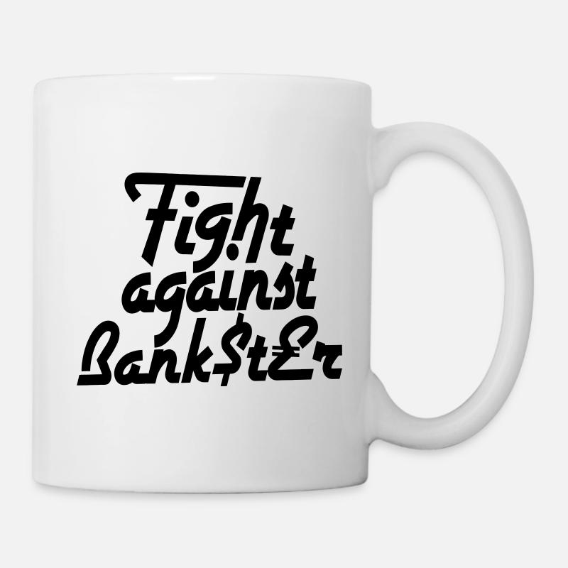 Banksters - Mug blanc - blanc