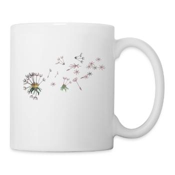 Dandelion flowers, - Mug - white - Right