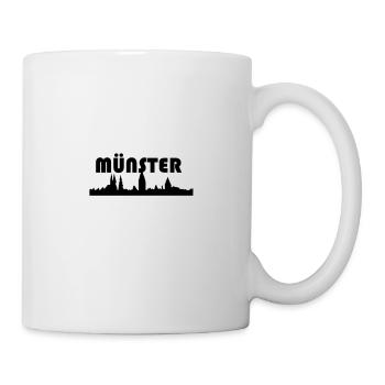 Münster Skyline - Tasse - Weiß - Rechts