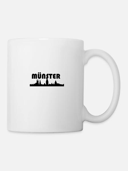 Münster Skyline - Tasse - Weiß