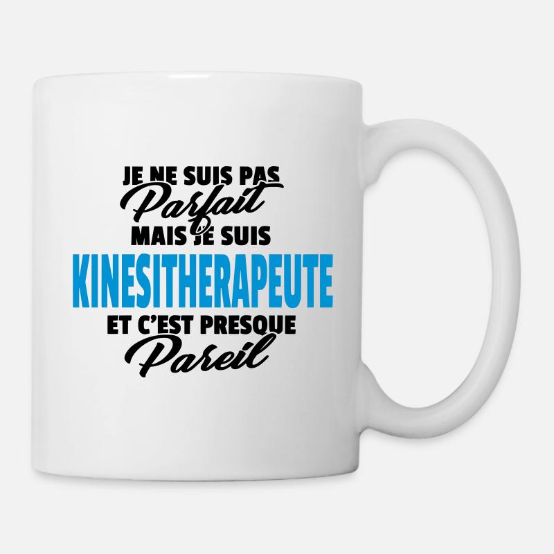 Pas parfait mais kinésitherapeute - Mug blanc - blanc