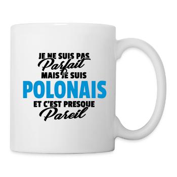 Pas parfait mais Polonais - Mug blanc - blanc - Droite