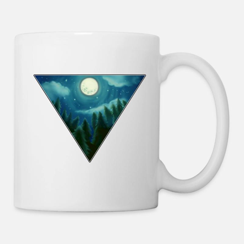 full moon - Mug - white