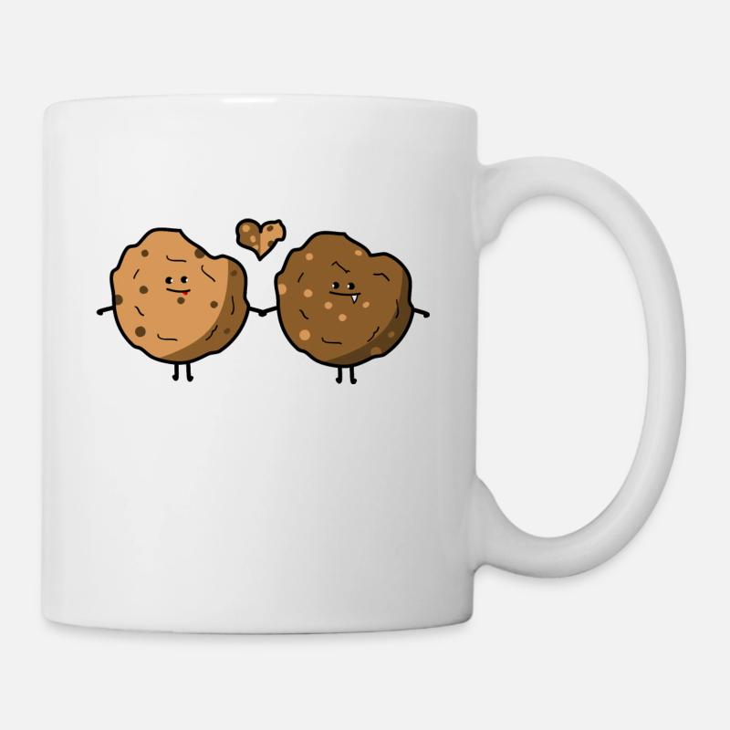 Amour de cookie - Mug blanc - blanc