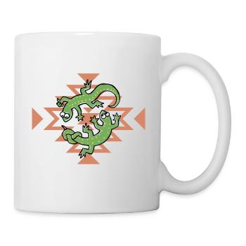 Climbing, Lizard - Mug - white - Right