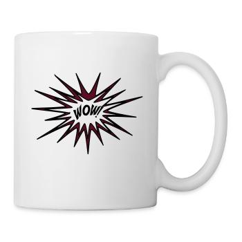 WOW! - Tasse - Weiß - Rechts