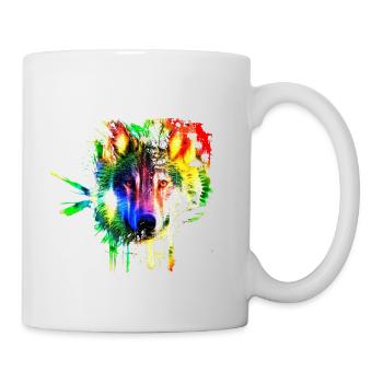 Wolf Splash Modern - Mug - white - Right