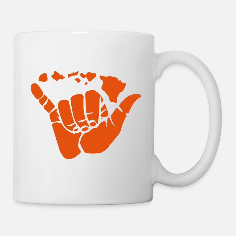Shaka Hawaii - Tasse - Weiß