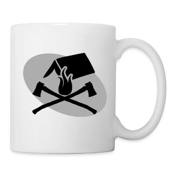 Ax Fire Tent Camping Camping Gift - Mug - white - Right