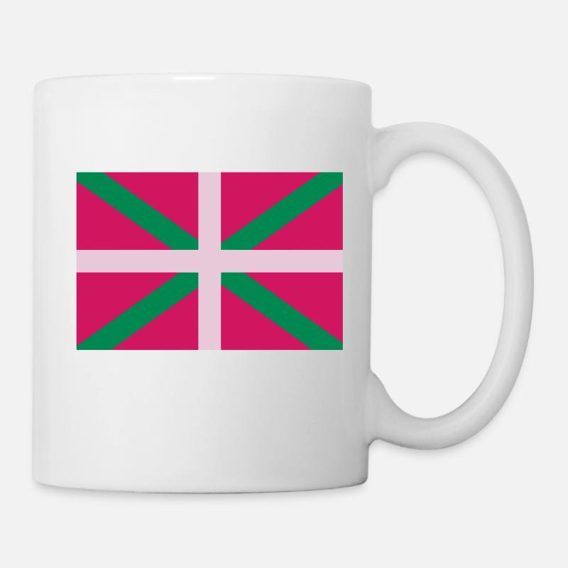 drapeau_basques_seul - Tasse - Weiß