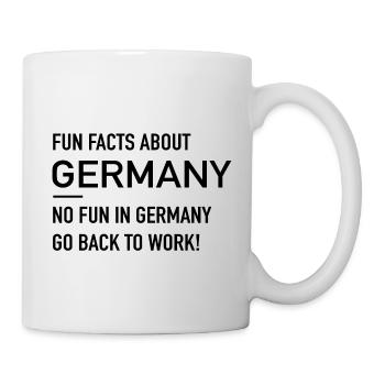 German Fun Facts - Mug - white - Right