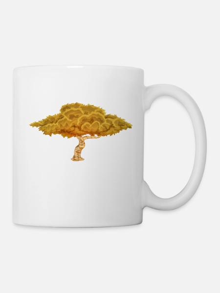 arbre d'automne - Mug blanc - blanc