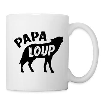 Dad wolf - Mug - white - Right
