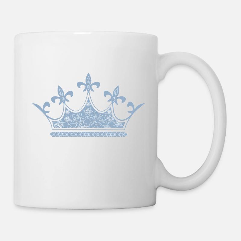Krönchen, Prinzesschen - Tasse - Weiß