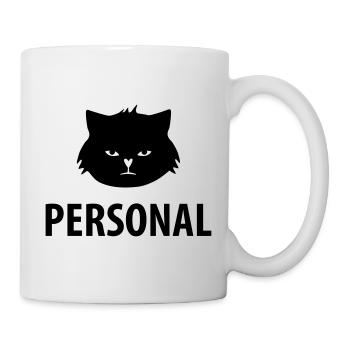 Cat master or mistress - rather staff! - Mug - white - Right