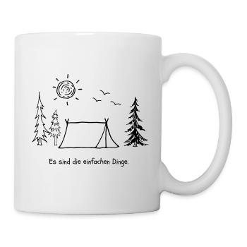 Es sind die einfachen Dinge - Tasse - Weiß - Rechts