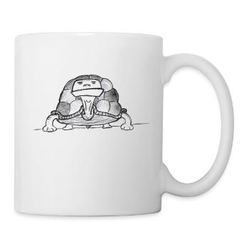 Tortue # Art nord-allemand - Mug blanc - blanc - Droite