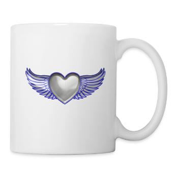 Die Schwingen des Silberherz - Tasse - Weiß - Rechts