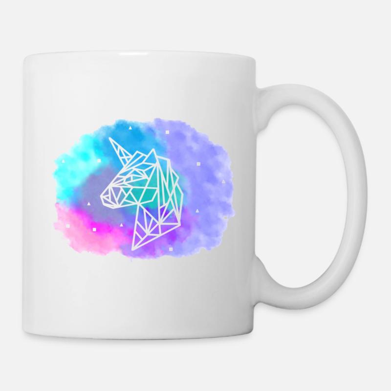 Geometric Unicorn - Mug blanc - blanc