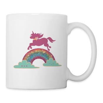 magisches Einhorn - Tasse - Weiß - Rechts
