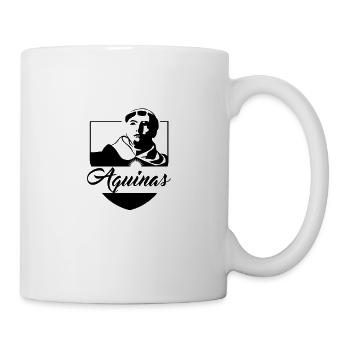 AQUINAS LOGO Black - Tasse - Weiß - Rechts