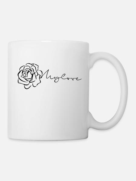Mylove Rose - Mug blanc - blanc