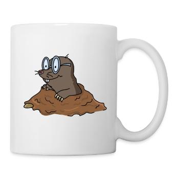 Cute Funny Cool Mole - Mug - white - Right