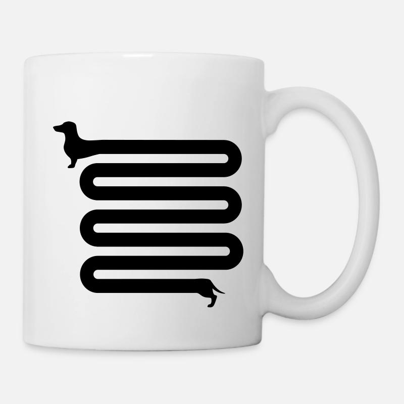 Dackel - Tasse - Weiß