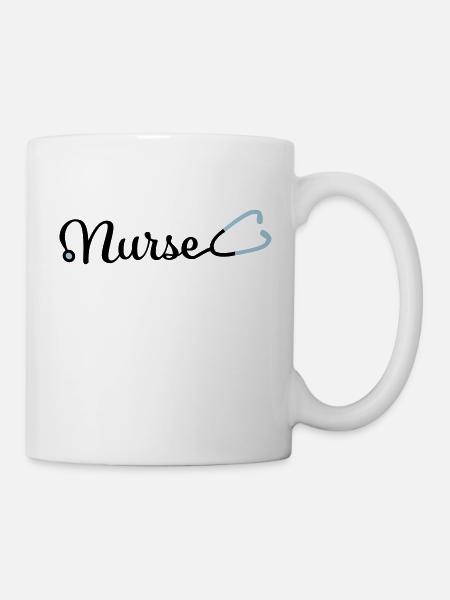 Krankenschwester - Tasse - Weiß