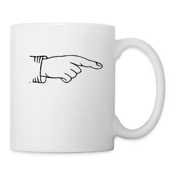 Main - Mug blanc - blanc - Droite
