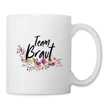 Team Bride - JGA - Série Floral - Mug blanc - blanc - Droite
