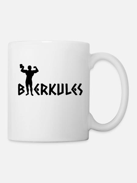 Bierkules - Tasse - Weiß