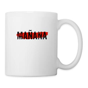 Manana - noir - Mug blanc - blanc - Droite